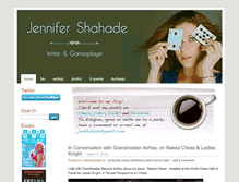 Tablet Screenshot of jennifershahade.com